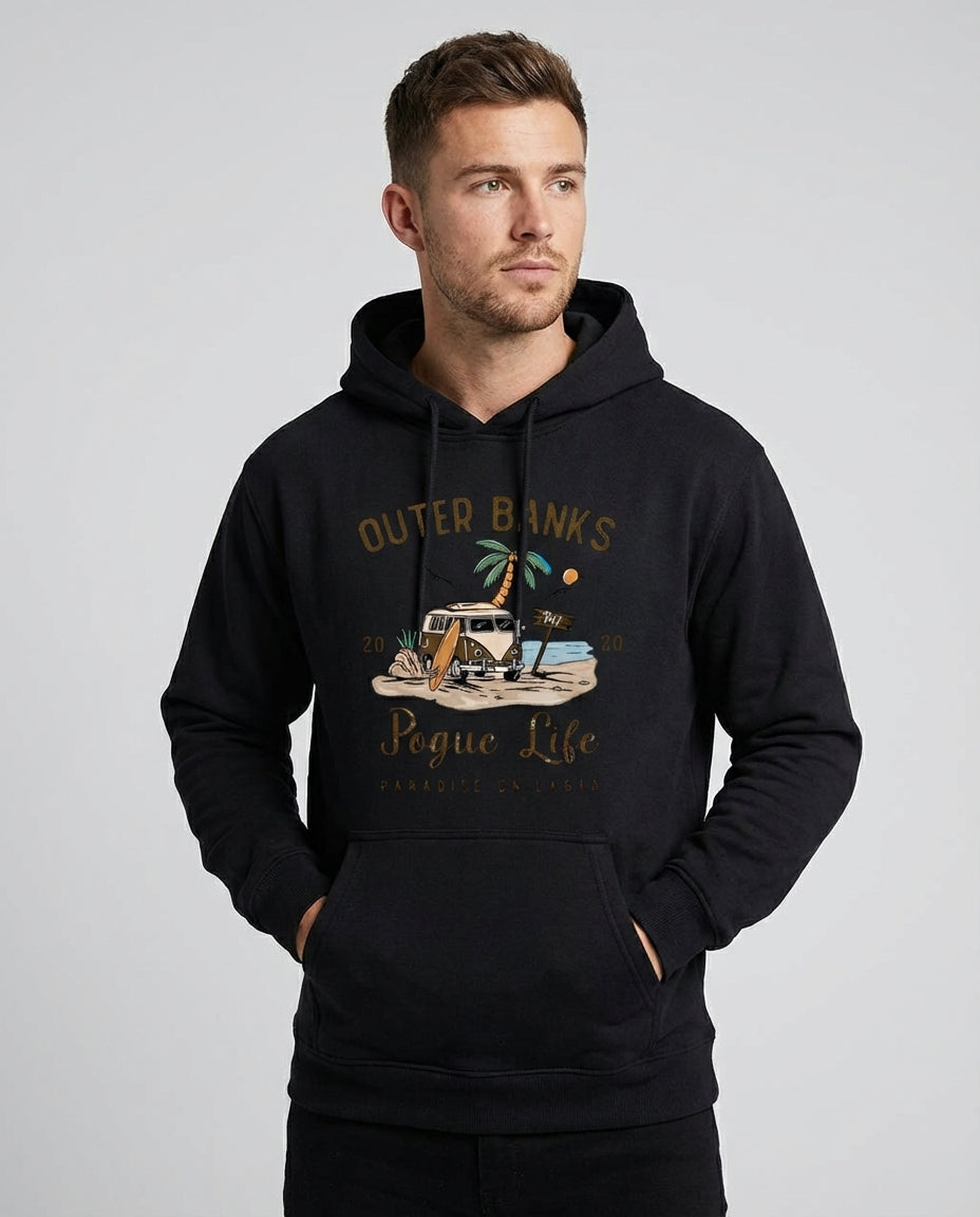 Men's Hoodie Surf Van Graphic | Casual Streetwear