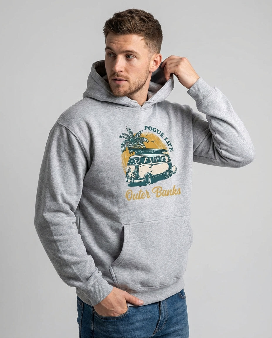 Men's Hoodie Surf Van Graphic | Casual Streetwear