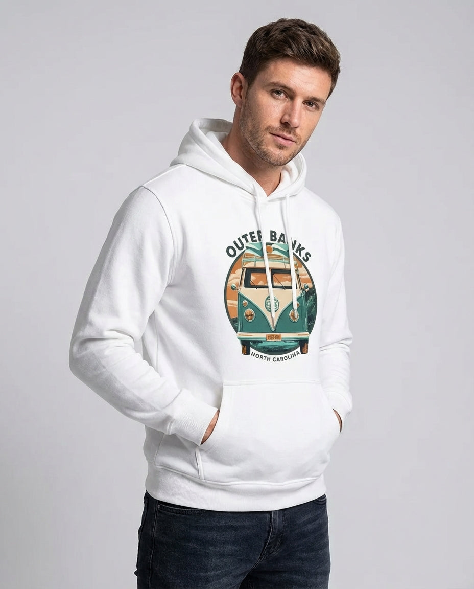 Men's Hoodie Surf Van Graphic | Casual Streetwear