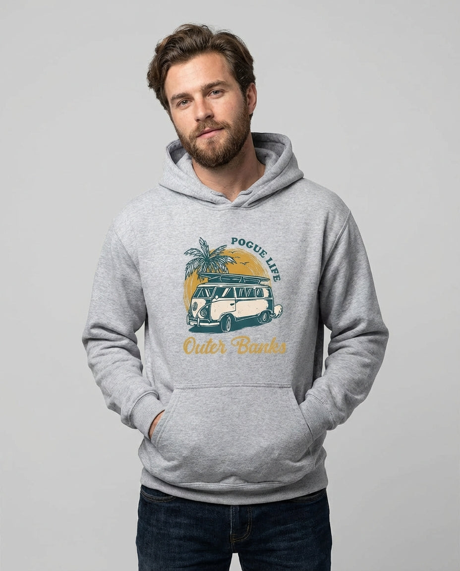 Men's Hoodie Surf Van Graphic | Casual Streetwear