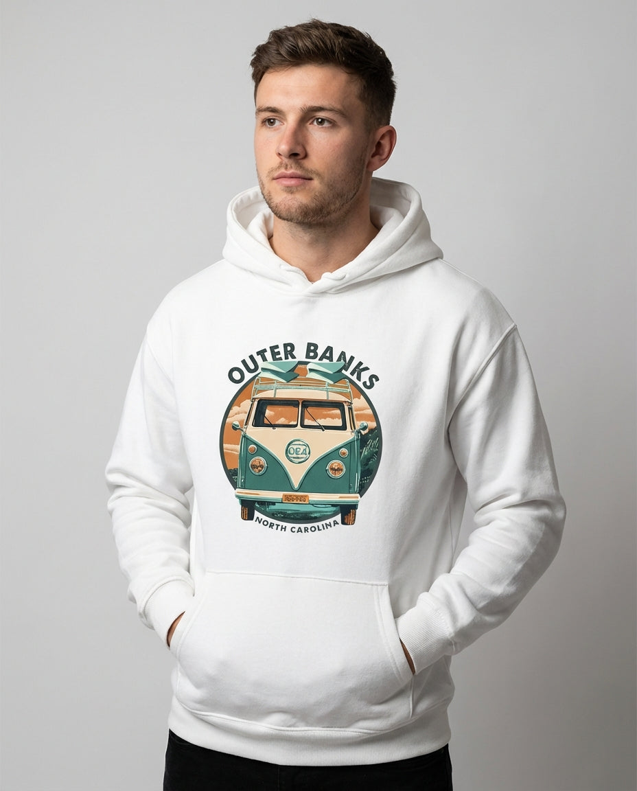 Men's Hoodie Surf Van Graphic | Casual Streetwear