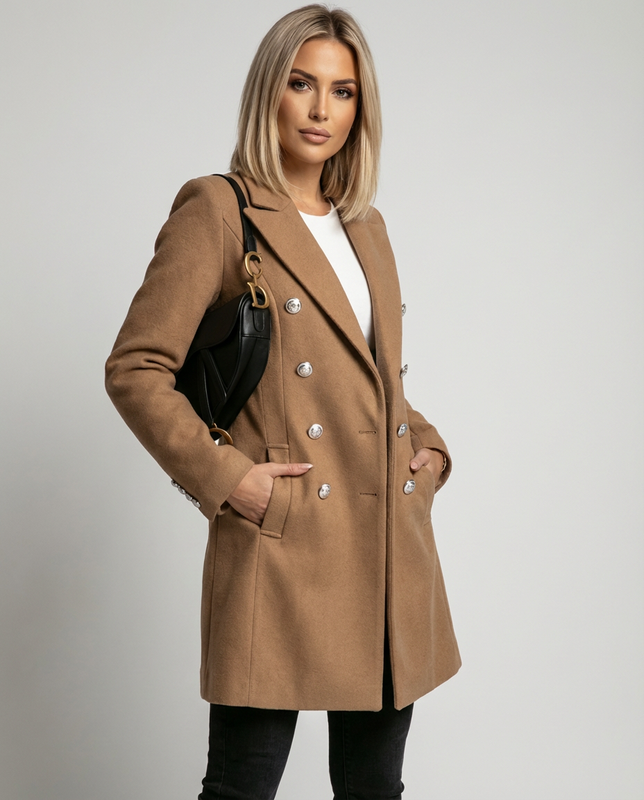 Women's Coats Double Breasted Tailored | Longline Style
